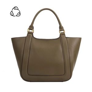 Melie Bianco Michelle Large Recycled Vegan Tote Bag in Olive